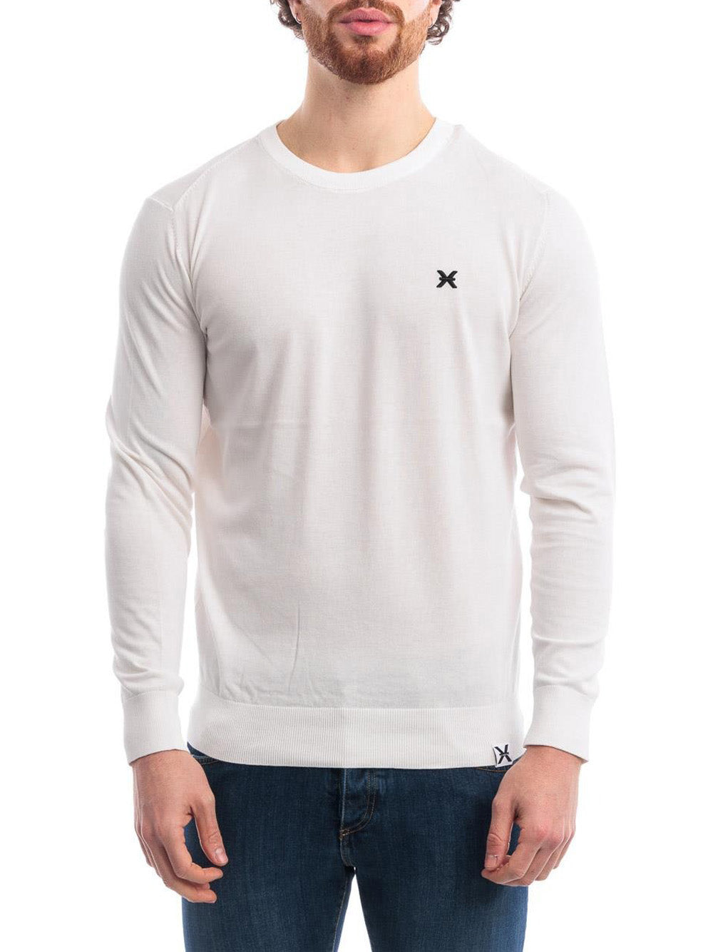 Pullover Richmond Lannas da Uomo - Bianco