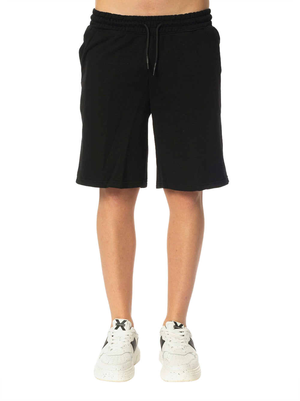 Shorts Sportivi Richmond Fleece Hanz da Uomo - Nero