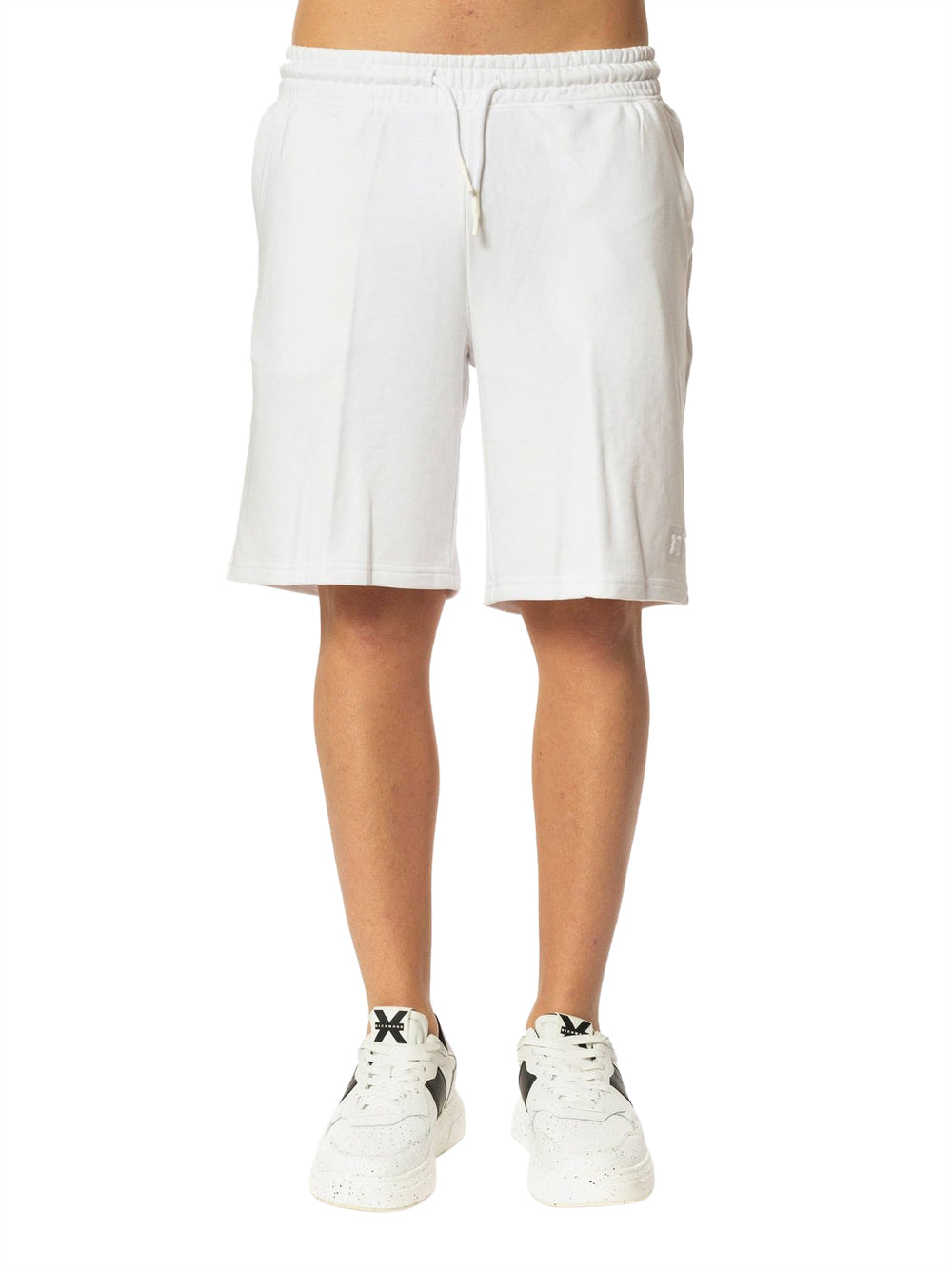 Shorts Sportivi Richmond Fleece Hanz da Uomo - Bianco