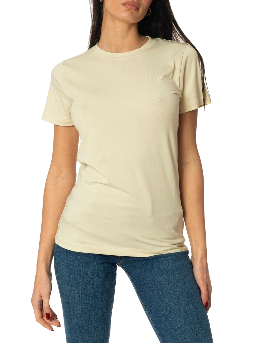 T-shirt Richmond Brieva da Donna - Beige