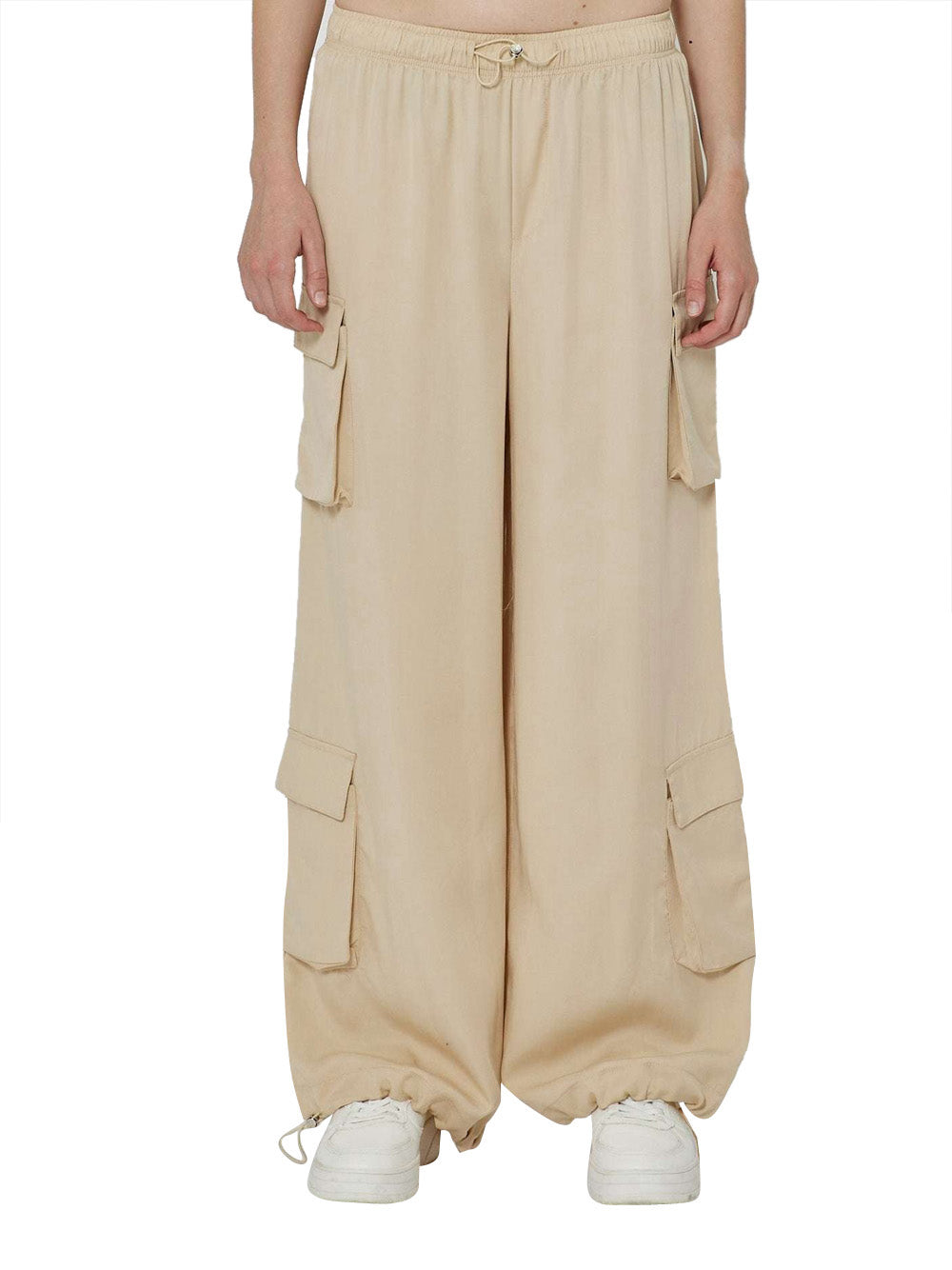 Pantalone Cargo Richmond Keel da Donna - Beige