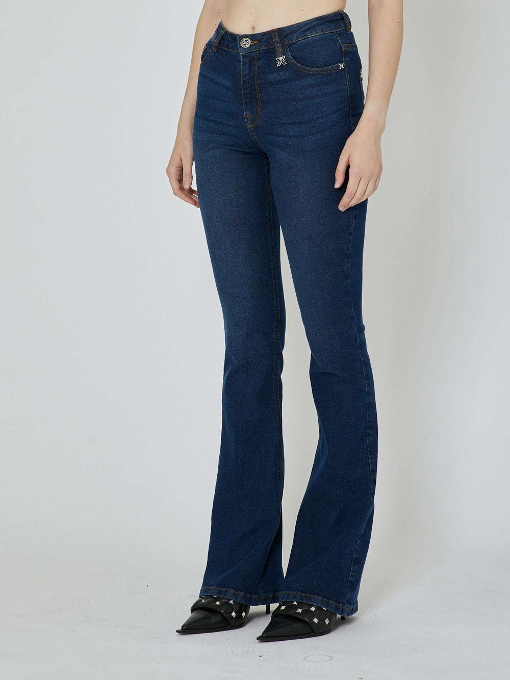 Jeans a Zampa Richmond Paulor da Donna - Denim