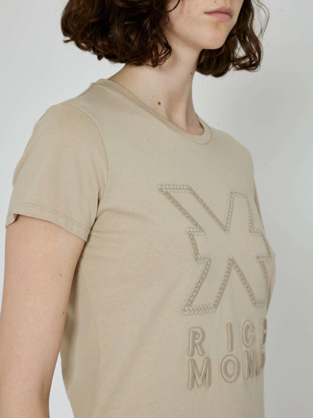 T-shirt Richmond Aursens da Donna - Beige