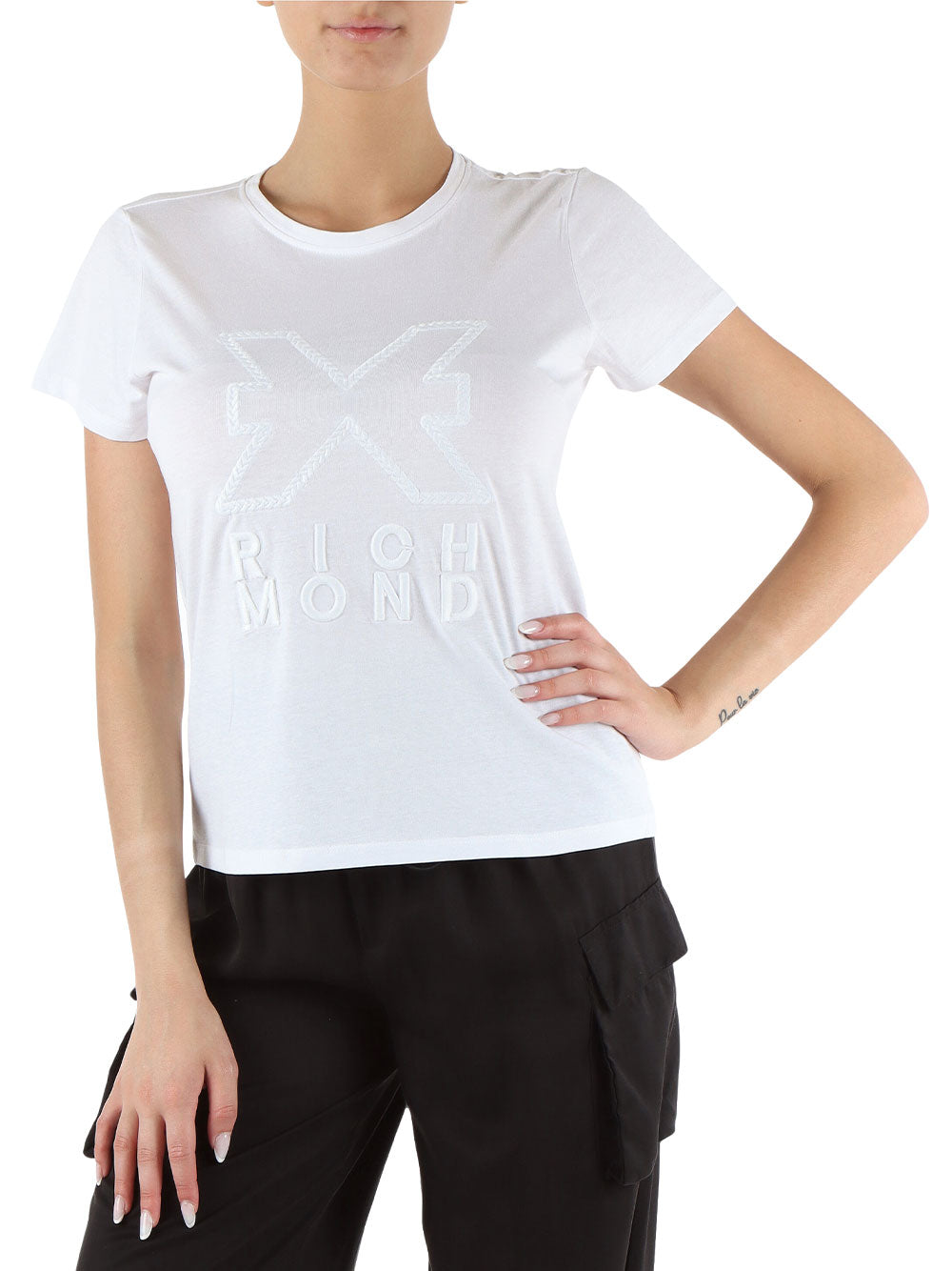 T-shirt Richmond Aursens da Donna - Bianco