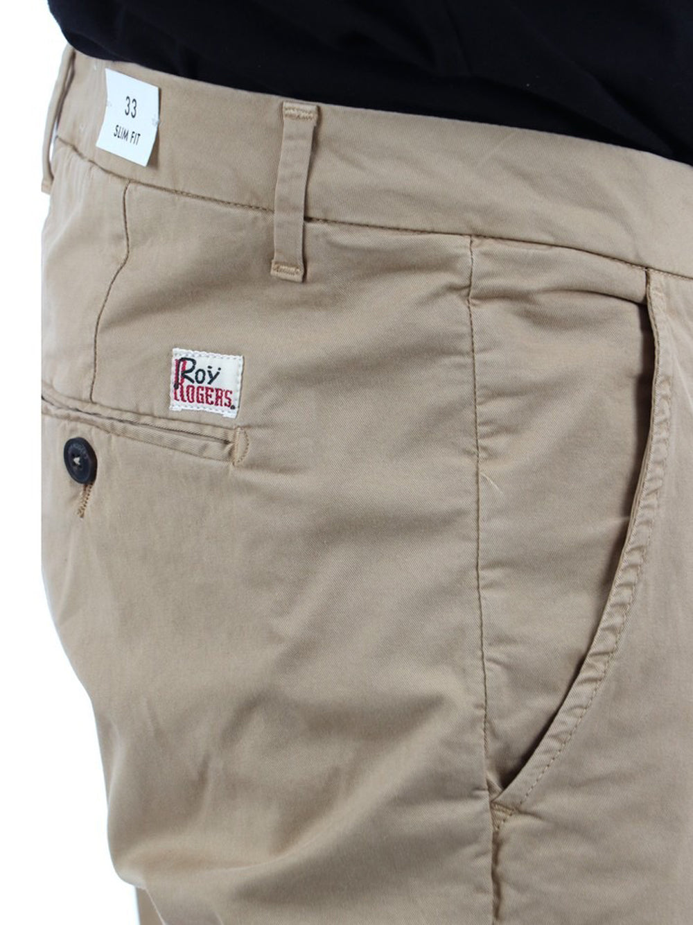 Pantalone Chino Roy Rogers New Rolf da Uomo - Beige