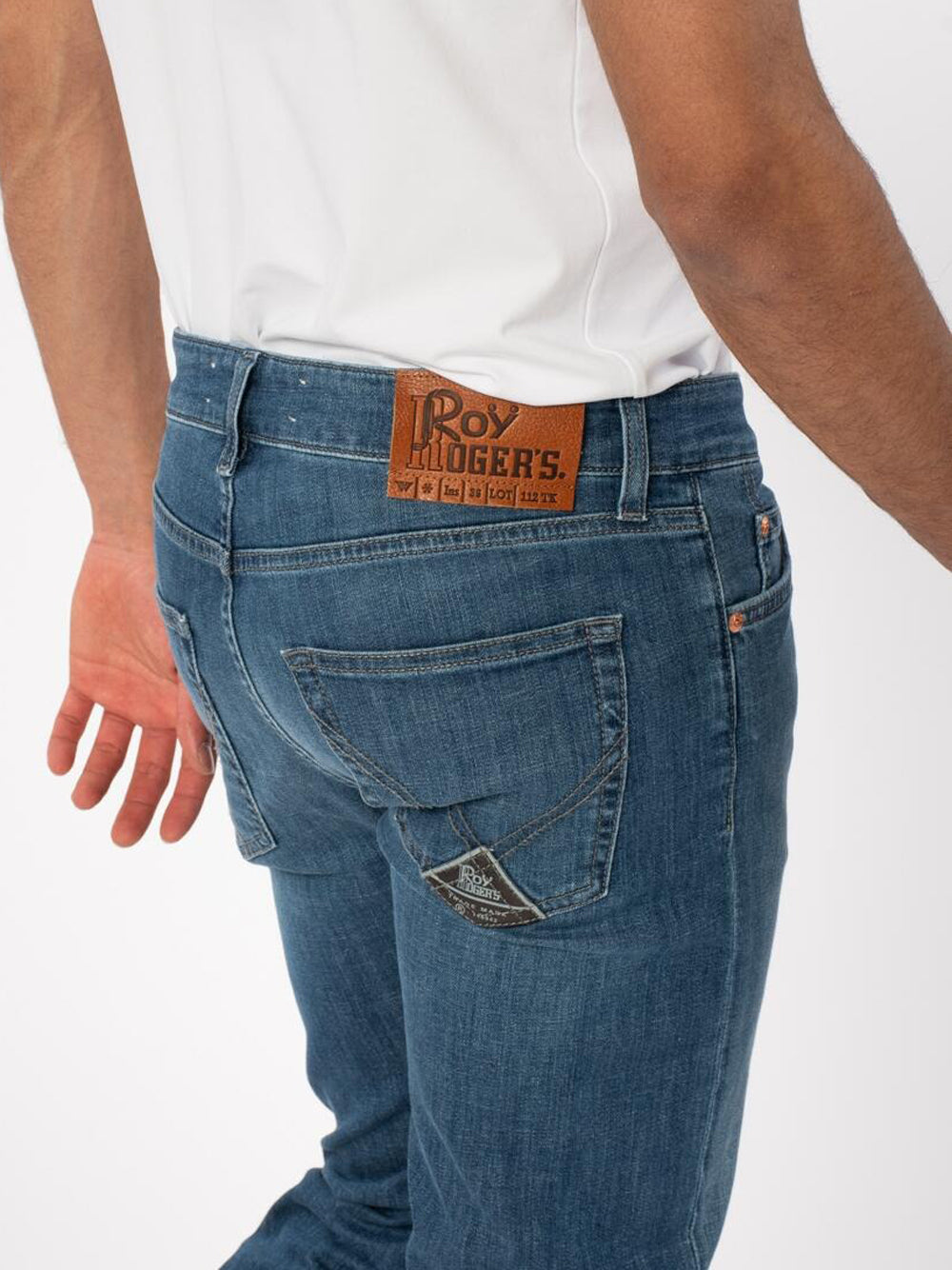 Jeans Slim Roy Rogers 517 da Uomo - Denim