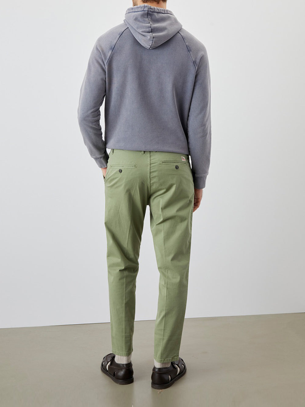 Pantalone Chino Roy Rogers Day Off da Uomo - Verde