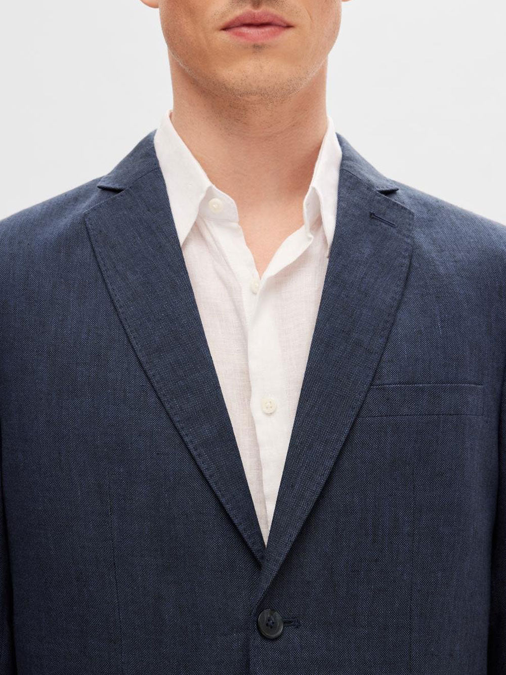 Blazer Selected Homme da Uomo - Blu