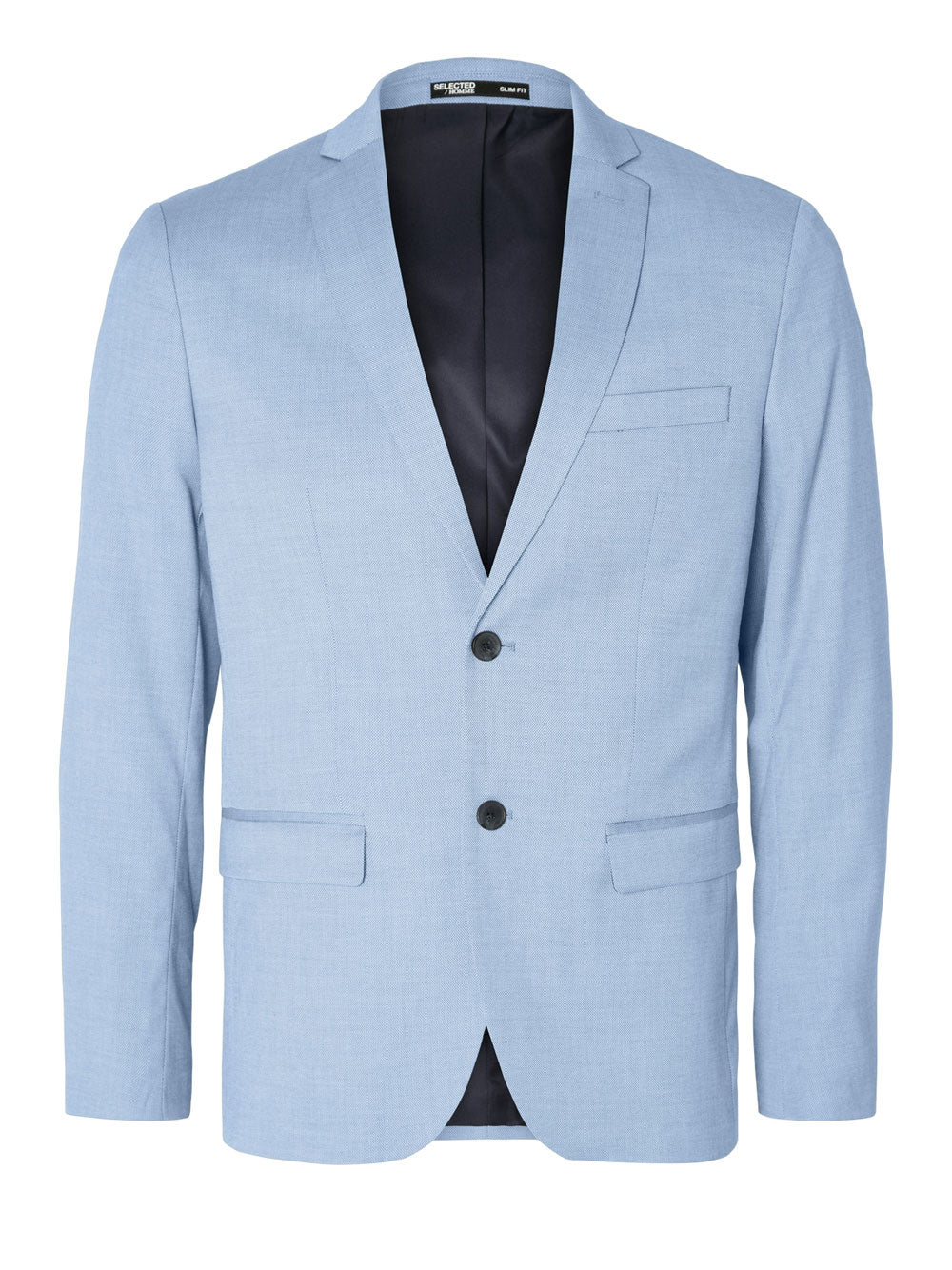 Blazer Selected Homme da Uomo - Celeste