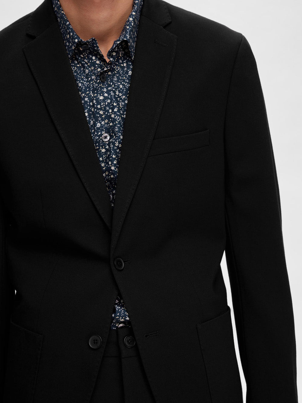 Blazer Selected Homme da Uomo - Nero