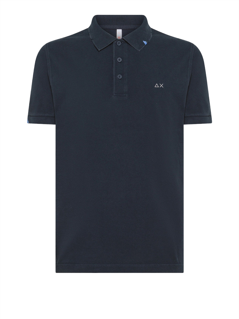 Polo Sun68 Solid Vintage da Uomo - Blu