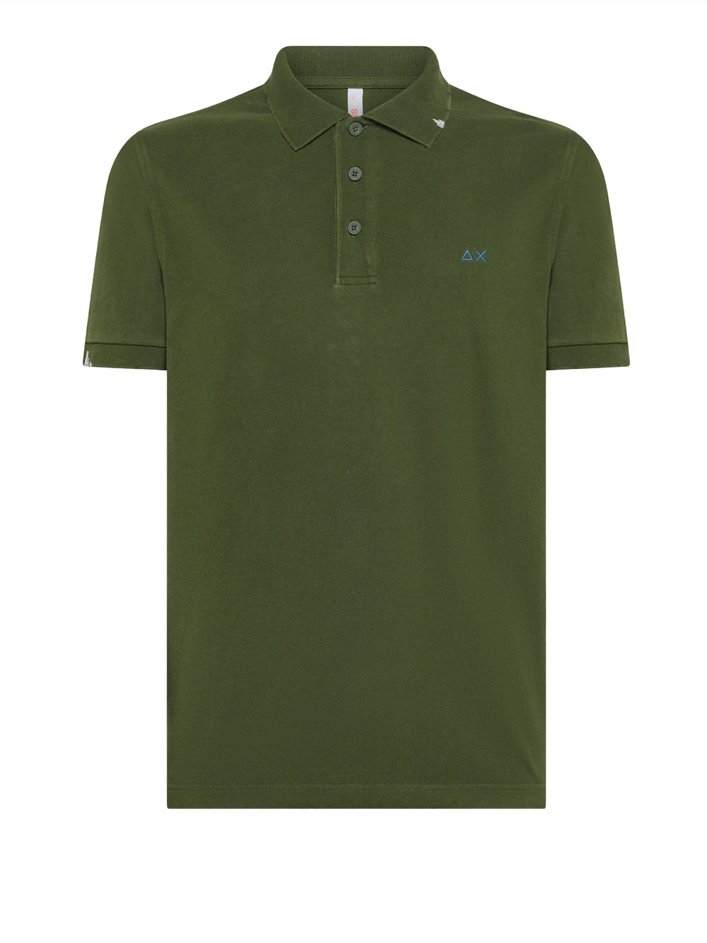 Polo Sun68 Solid Vintage da Uomo - Verde