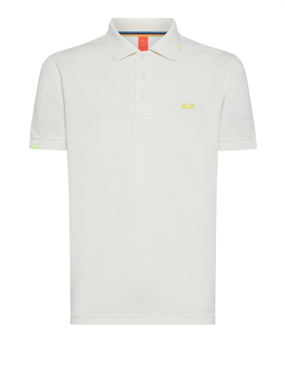 Polo Sun68 Special Dyed da Uomo - Bianco