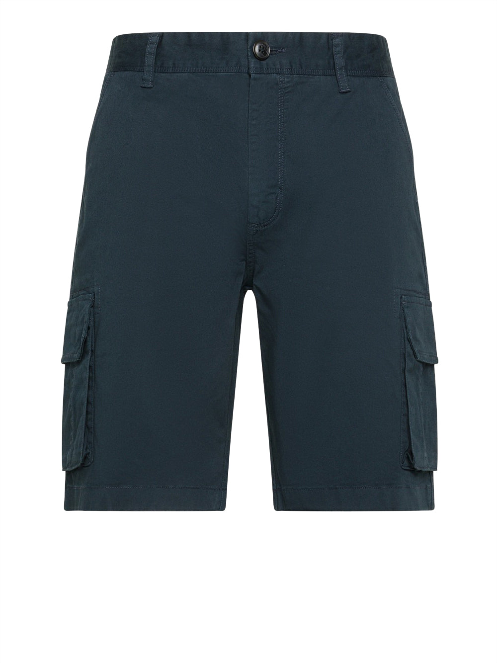 Bermuda Casual Sun68 Military Solid da Uomo - Blu