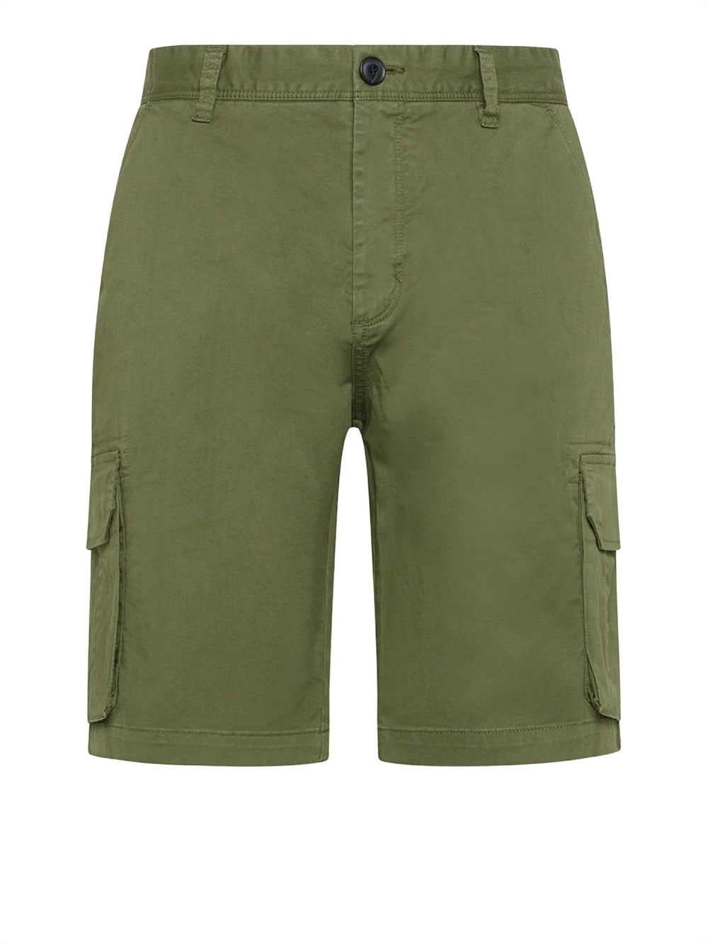 Bermuda Casual Sun68 Military Solid da Uomo - Verde