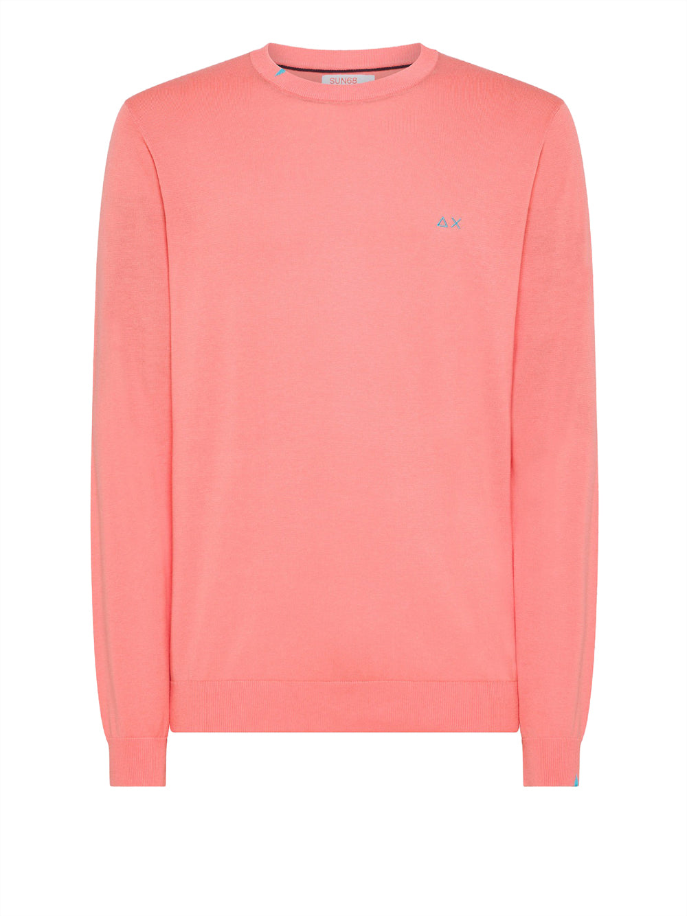 Pullover Sun68 Round Neck Solid da Uomo - Rosa