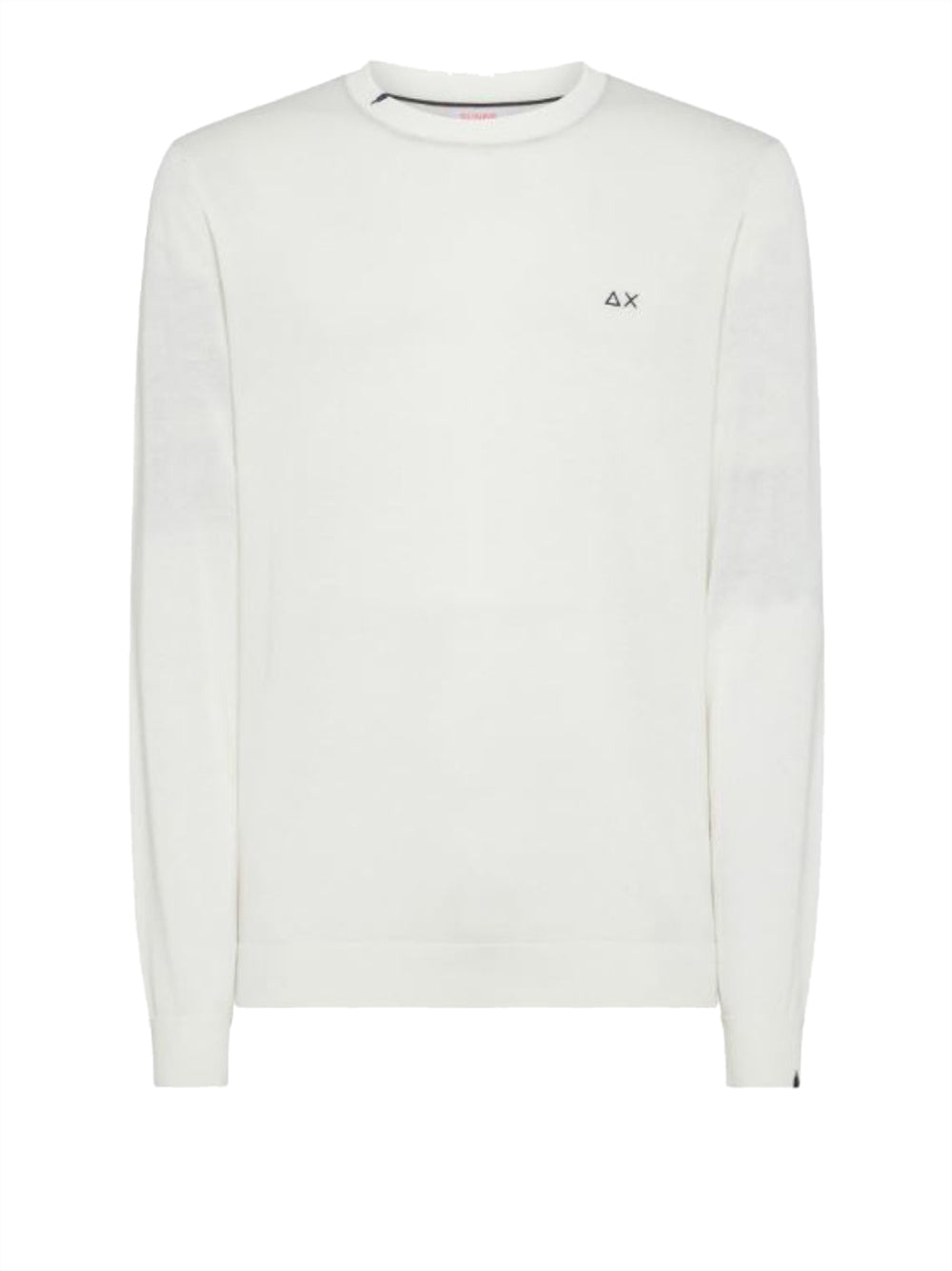 Pullover Sun68 Round Neck Solid da Uomo - Bianco