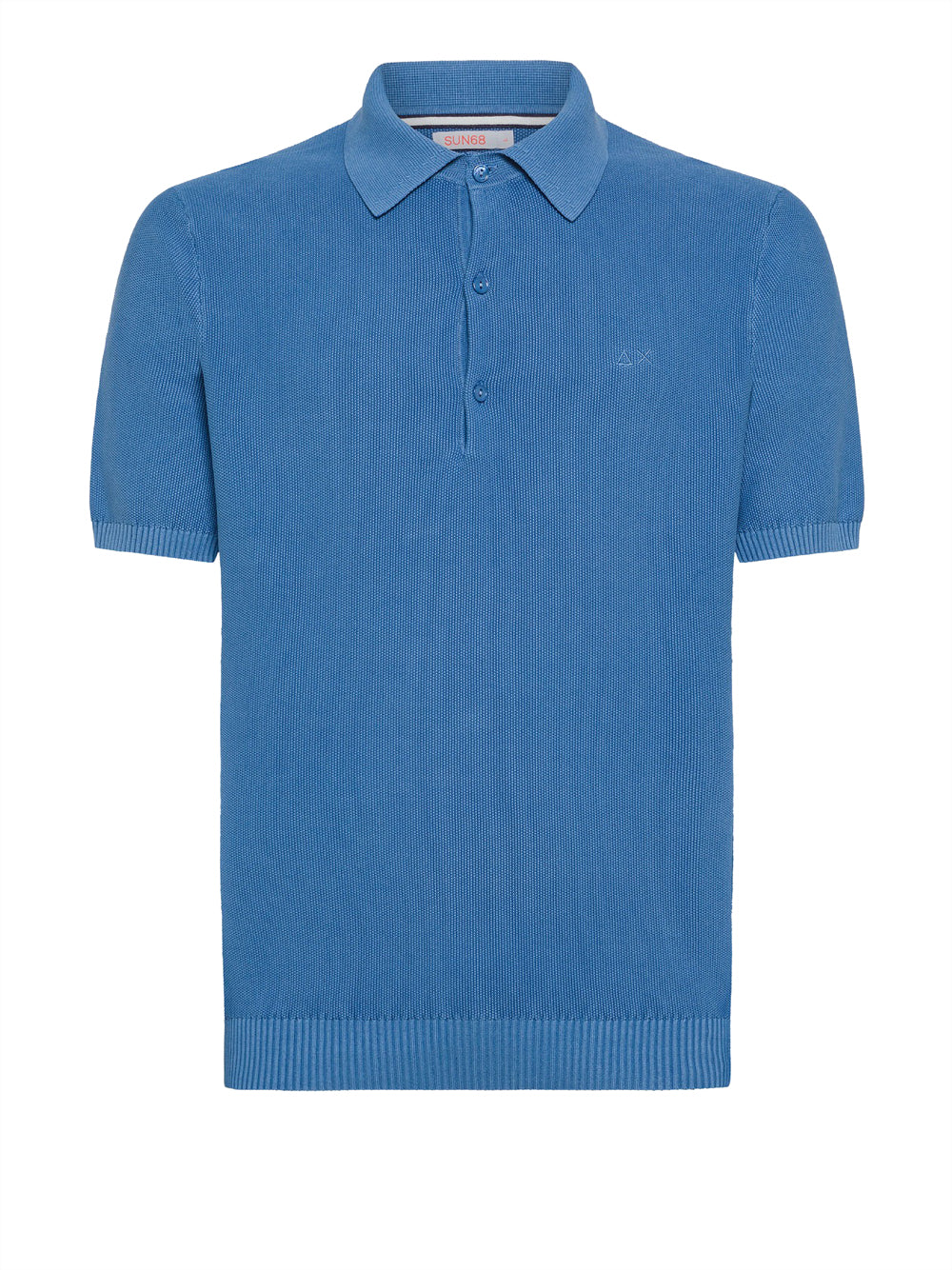 Polo Sun68 Vintage da Uomo - Blu