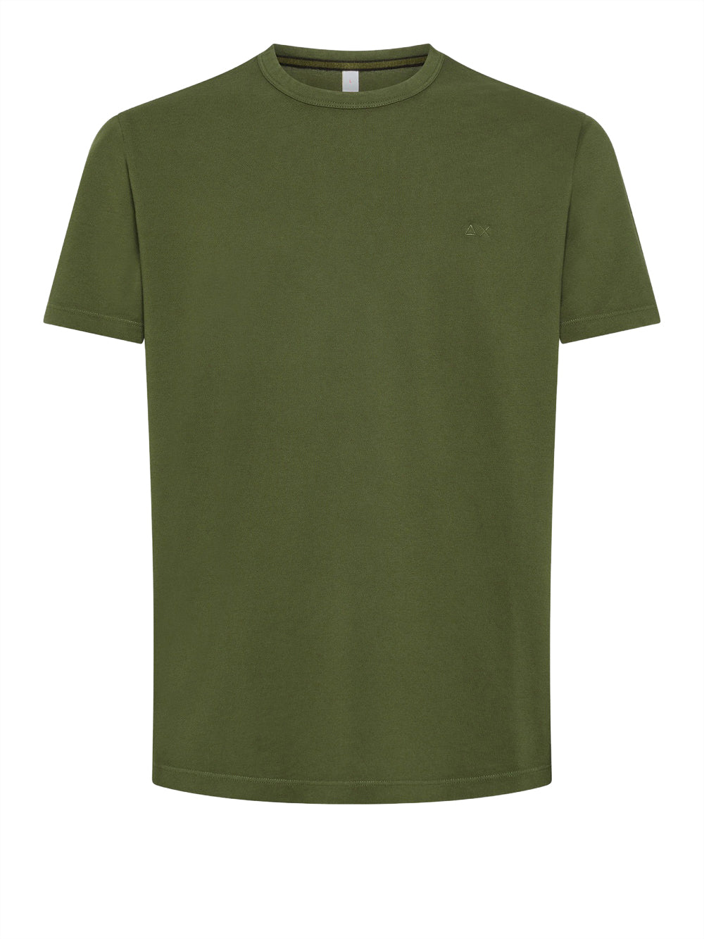 T-shirt Sun68 Cold Dyed Pe S/S da Uomo - Verde