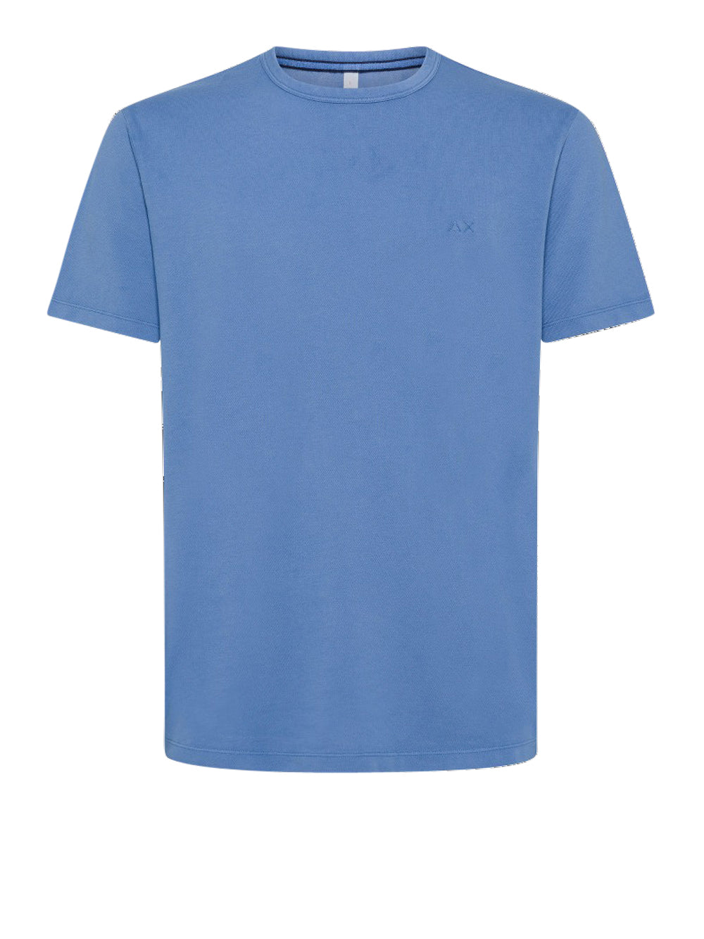 T-shirt Sun68 Cold Dyed Pe S/S da Uomo - Blu