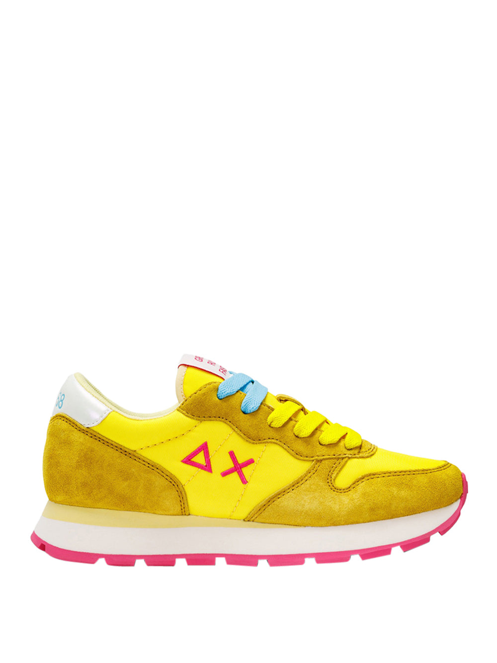 Sneakers Sun68 Ally Solid Nylon da Donna - Giallo