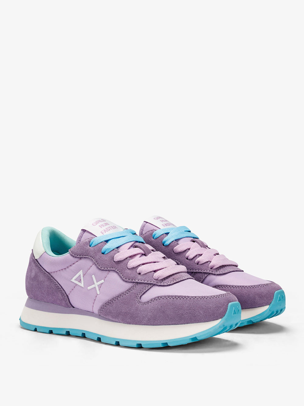 Sneakers Sun68 Ally Solid Nylon da Donna - Viola