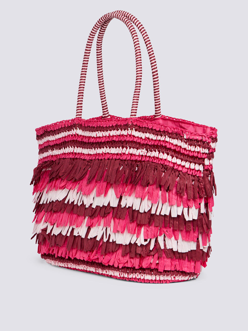 Borsa Mare Sundek Libera Fringes da Donna - Fuxia Fucsia