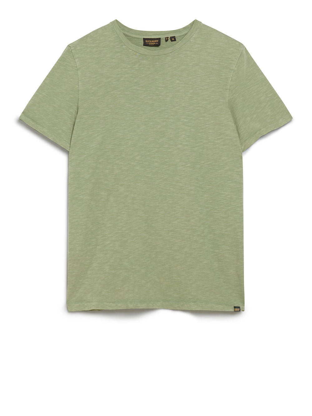 T-shirt Superdry Crew Neck Slub da Uomo - Verde