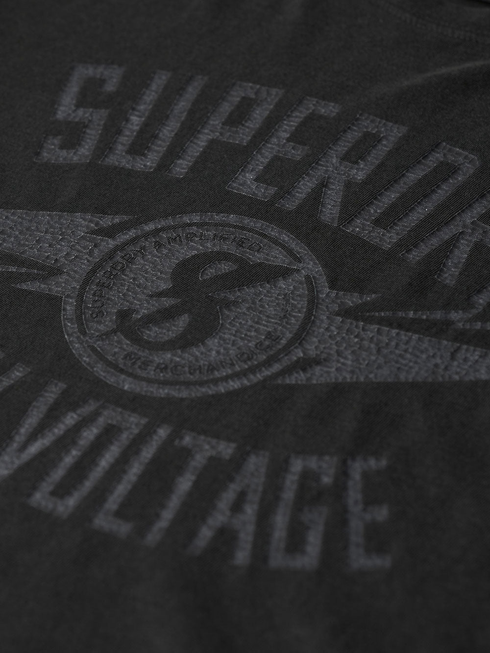 T-shirt Superdry Retro Rocker Graphic da Uomo - Nero