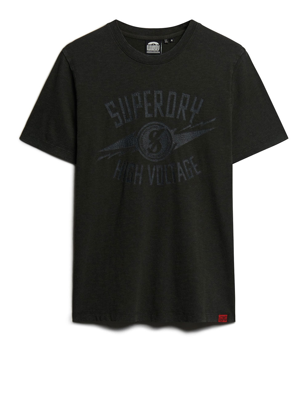 T-shirt Superdry Retro Rocker Graphic da Uomo - Nero