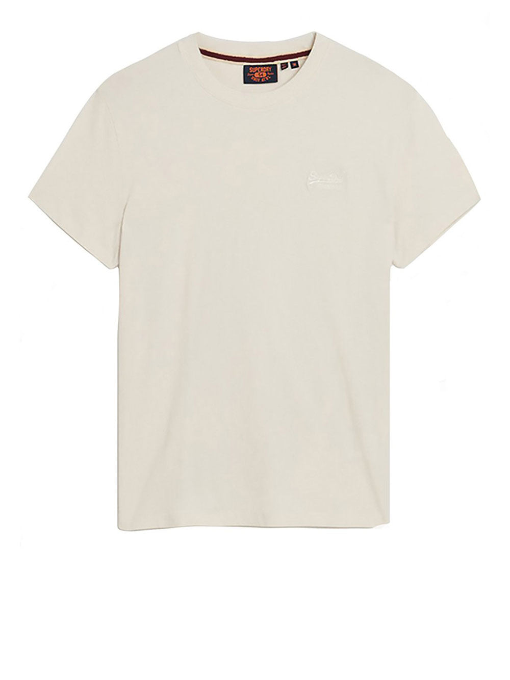 T-shirt Superdry Essential Logo Emb da Uomo - Bianco