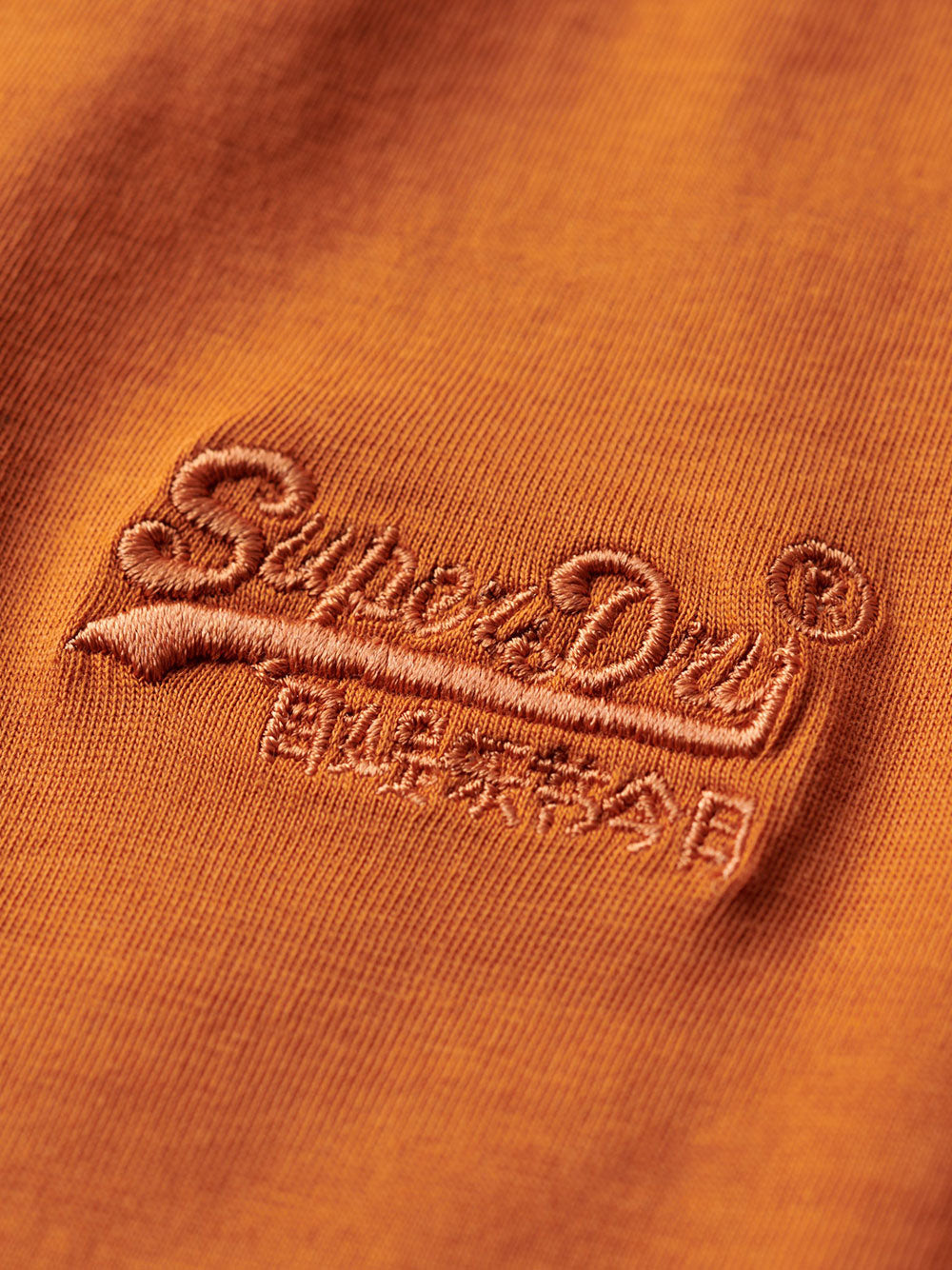 T-shirt Superdry Essential Logo Emb da Uomo - Arancione