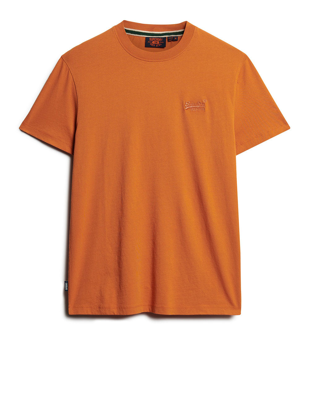 T-shirt Superdry Essential Logo Emb da Uomo - Arancione