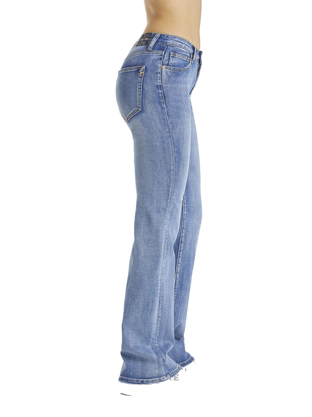 Jeans Wide Take Two da Donna - Denim