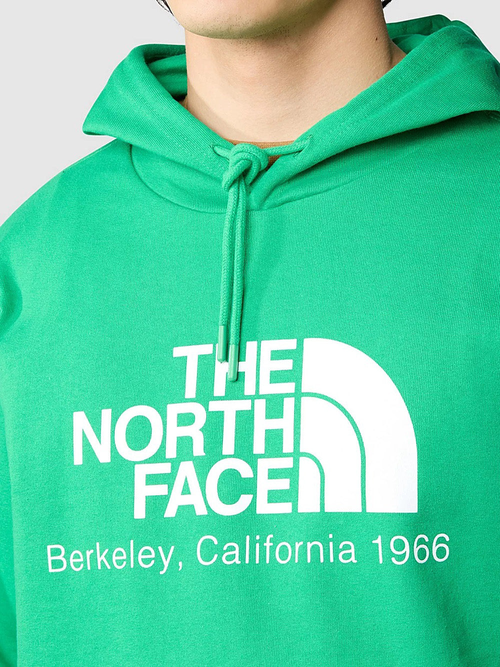 Felpa Cappuccio The North Face M Berkeley California da Uomo - Verde