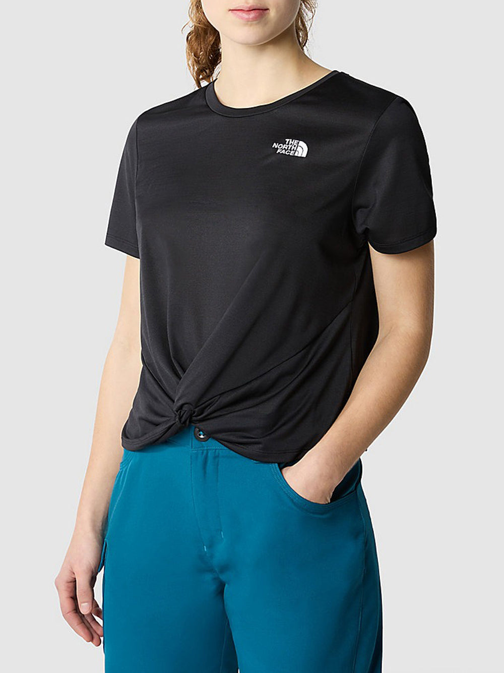 T-shirt The North Face Foundation Crop da Donna - Nero