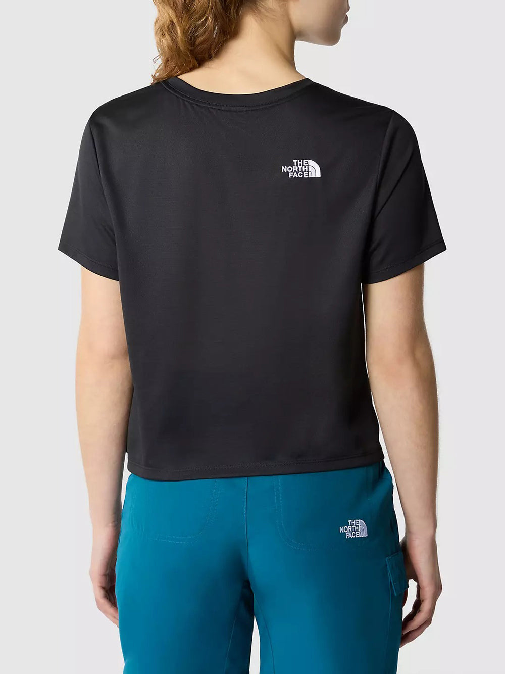 T-shirt The North Face Foundation Crop da Donna - Nero