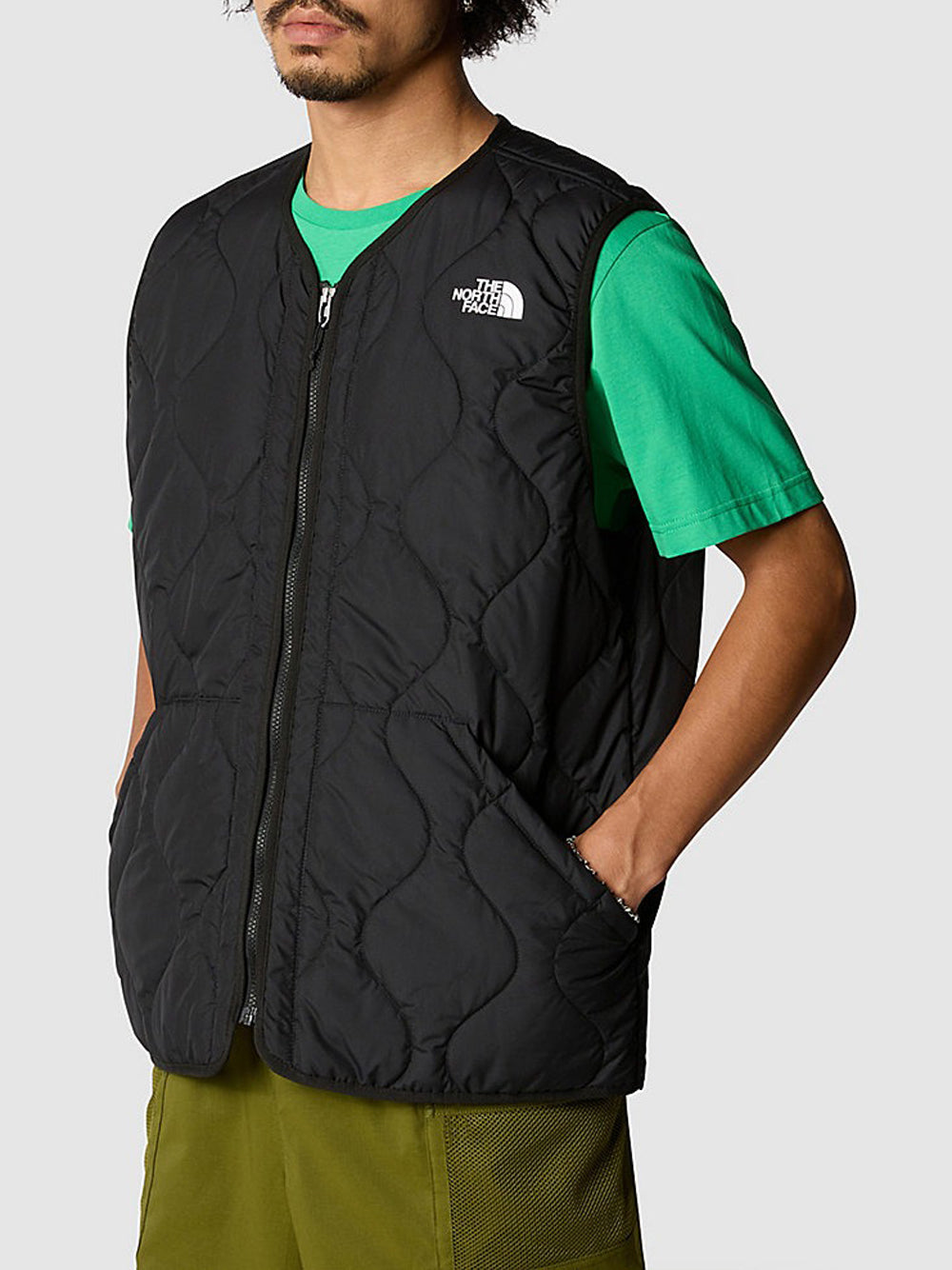 Smanicato The North Face M Ampato Quilted da Uomo - Nero