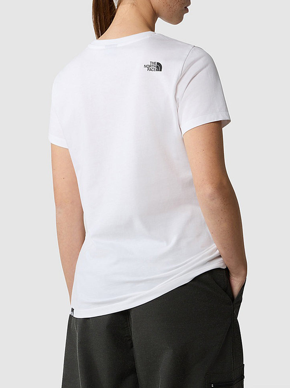 T-shirt The North Face Simple Dome Slim da Donna - Bianco