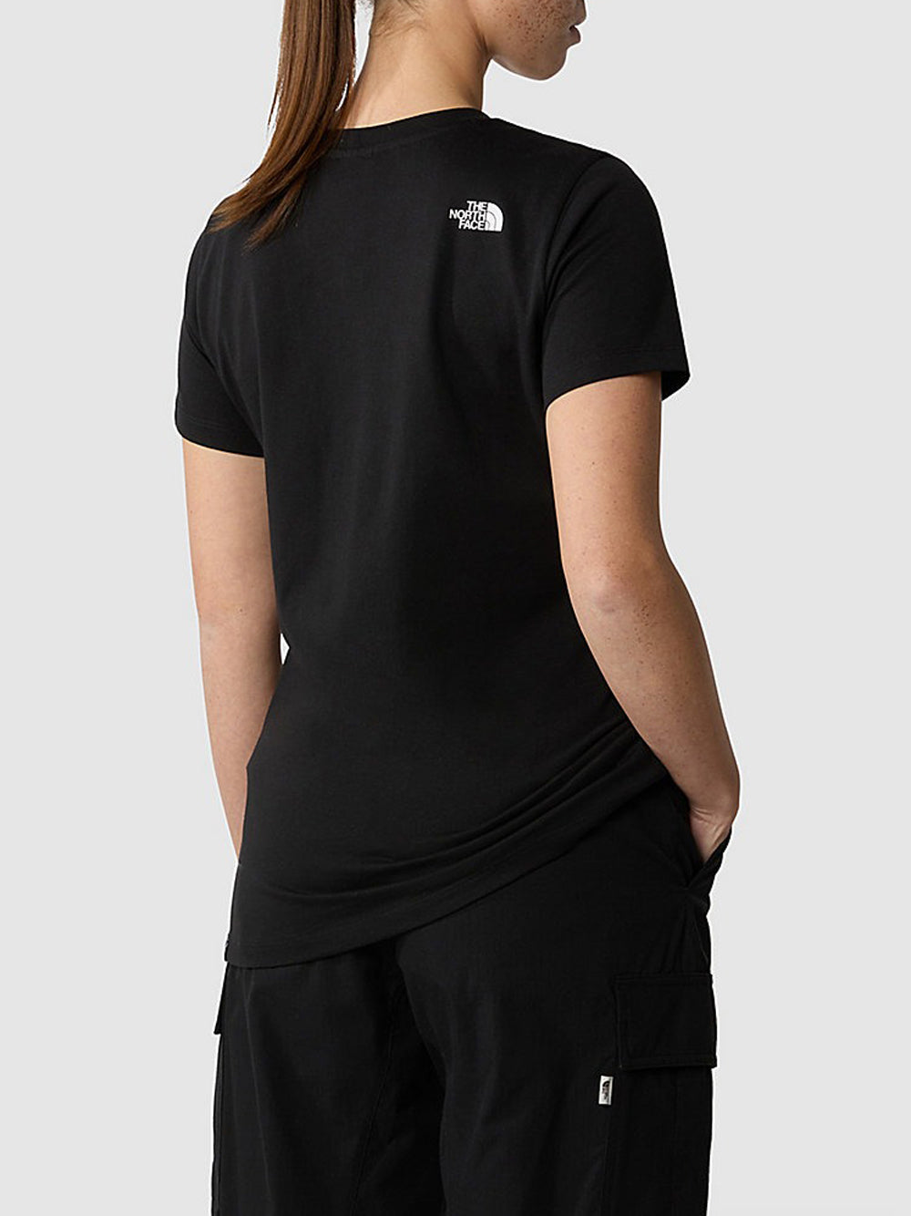 T-shirt The North Face Simple Dome Slim da Donna - Nero