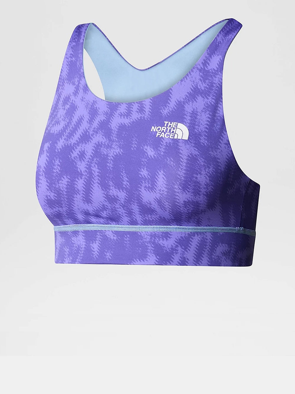 Top The North Face Flex Reversible Bra Print da Donna - Viola