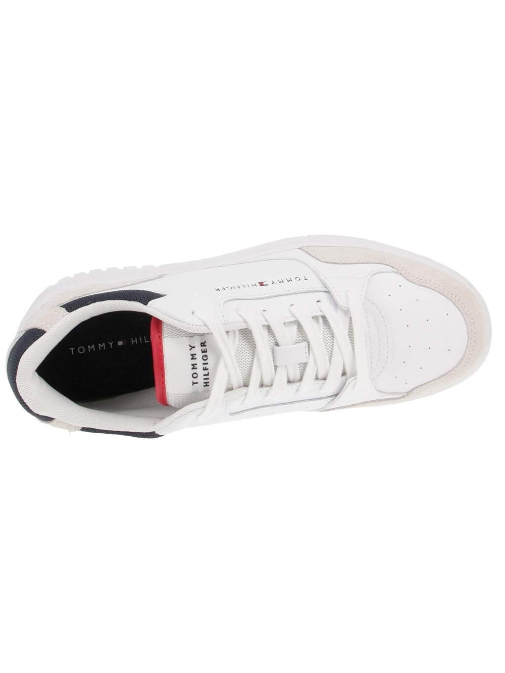 Tommy Hilfiger Sneakers Uomo Mod. FM0FM05058 YBS White Bianco