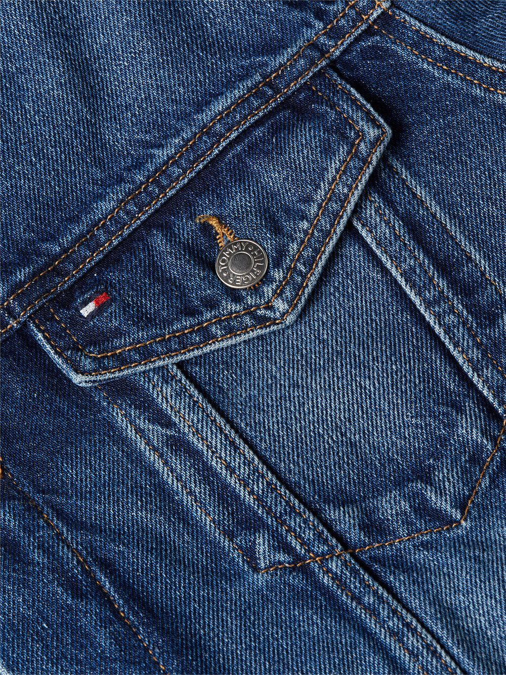 Giubbino di Jeans Tommy Hilfiger Trucker da Uomo - Denim