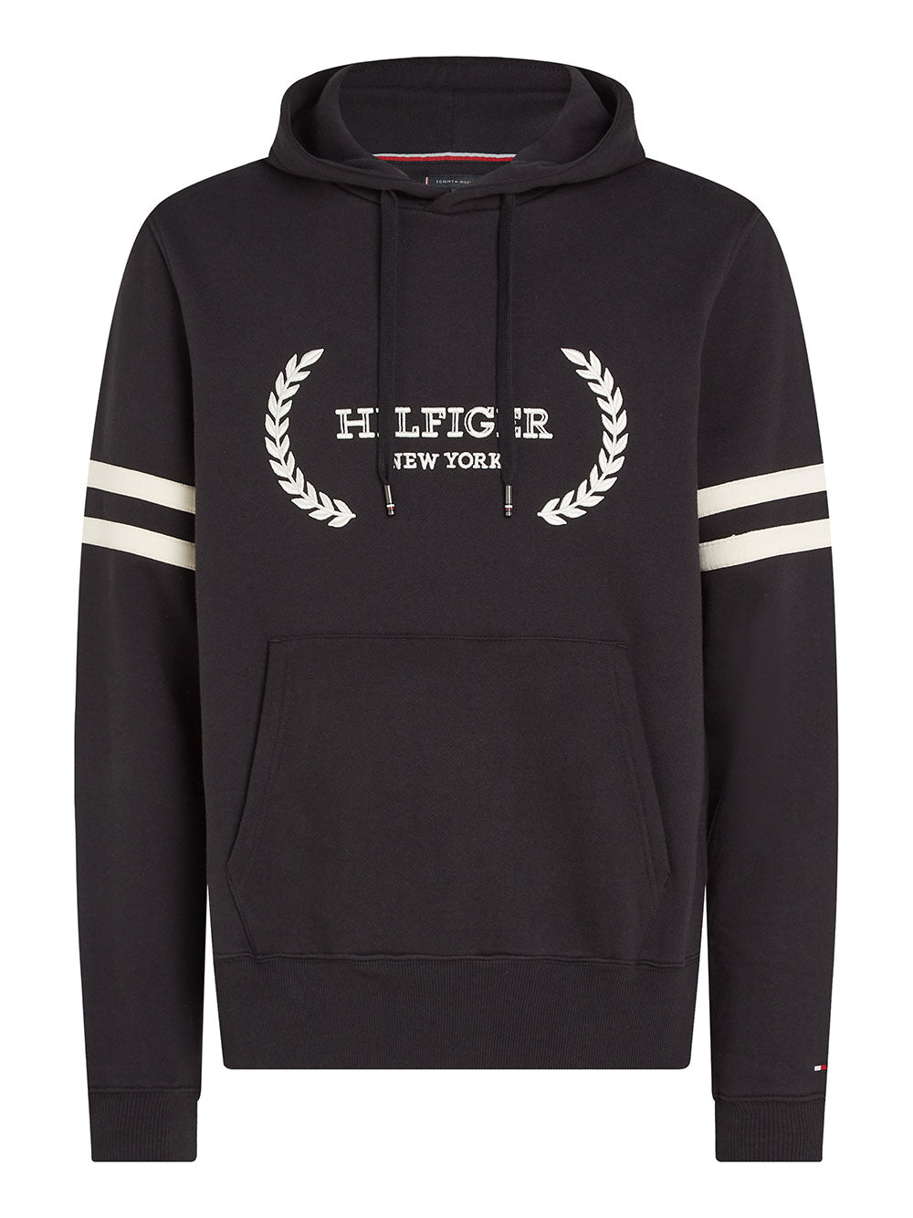 Felpa Cappuccio Tommy Hilfiger Laurel da Uomo - Nero