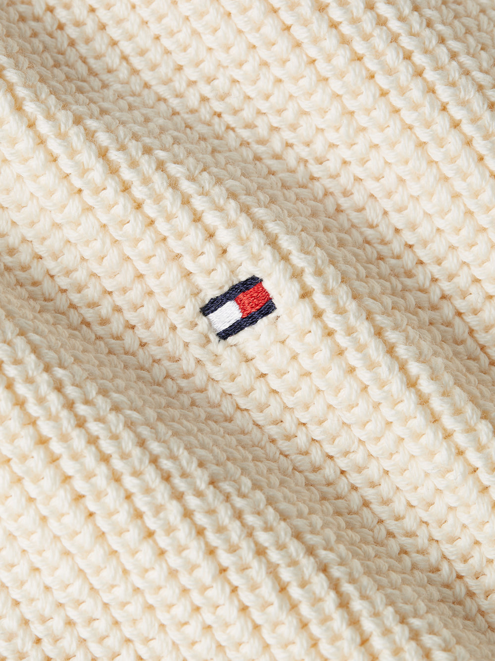 Pullover Tommy Hilfiger Stitch C-Nk da Donna - Avorio