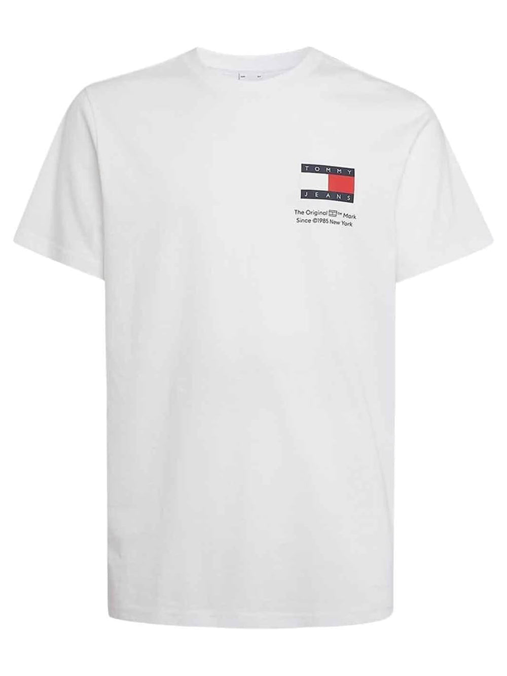 Tommy Hilfiger Tommy Jeans T-shirt Uomo Mod. DM0DM18263 YBR White Bianco