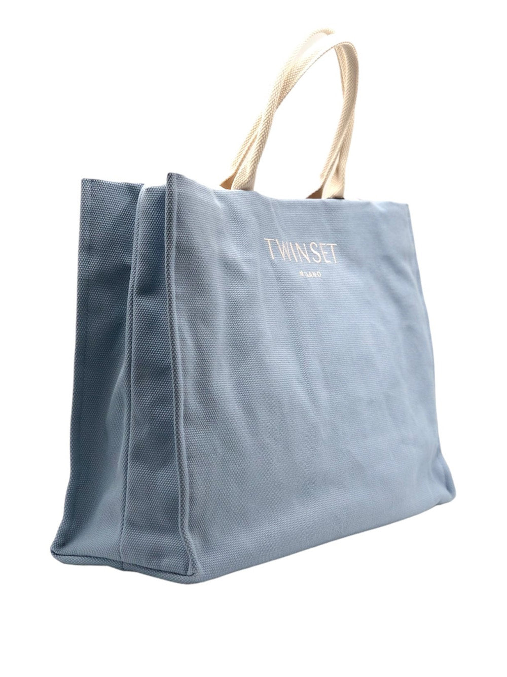 Borsa Shopper Twin Set da Donna - Celeste