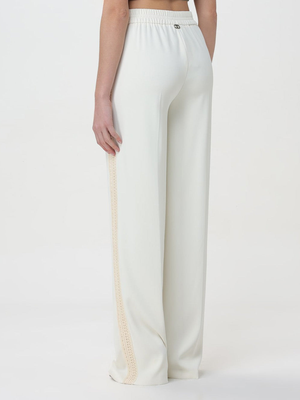 Pantalone Palazzo Twin Set da Donna - Bianco