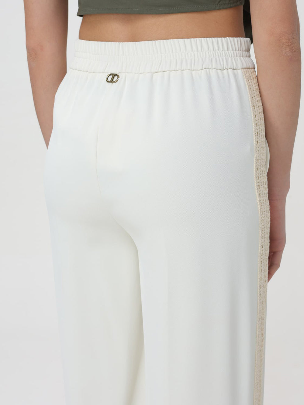 Pantalone Palazzo Twin Set da Donna - Bianco