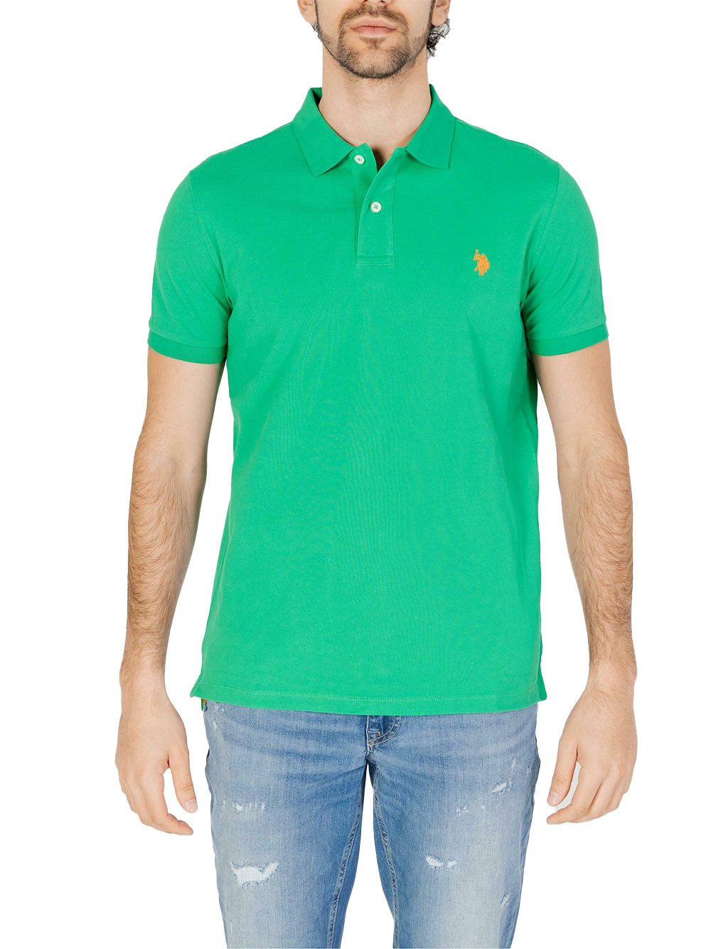 Polo U.S. Polo Assn. King 41029 da Uomo - Verde